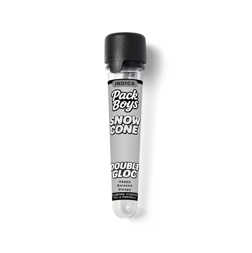 Snow Cone 1.5g THCA Joint -Double Gloc (INDICA)