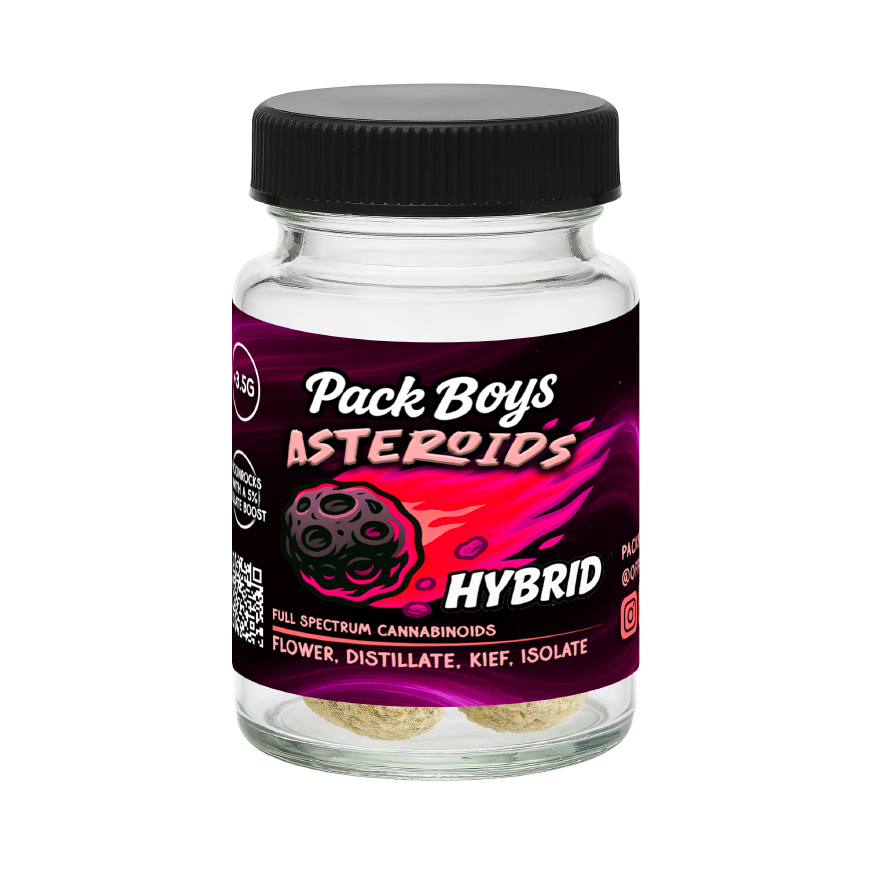 ☄️ 3.5G Extreme Potency Astroid Rocks 64% (Multiple Strains)