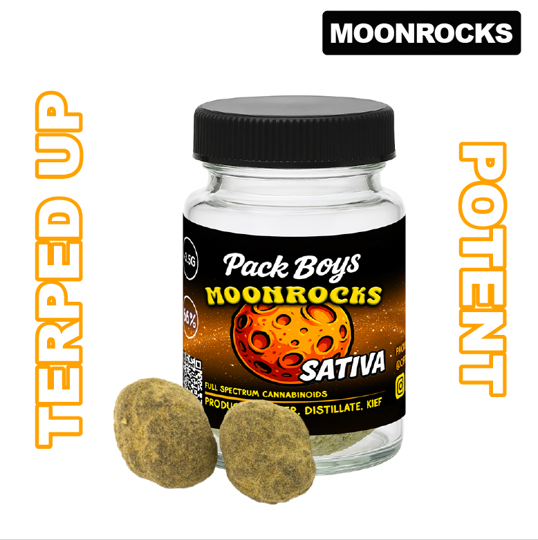 🌙 3.5G High Potency Moon Rocks 59% (Multiple Strains)